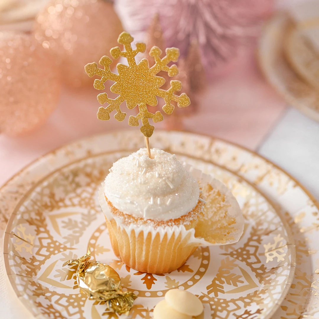 Coterie Tabletop Let It Snow Mini Toppers (10 Per Pack) 5 Coterie Tabletop Let It Snow Mini Toppers (10 Per Pack)