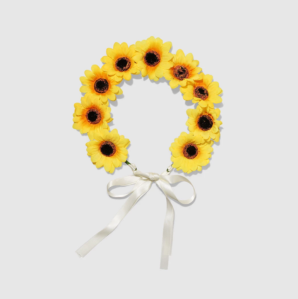 Coterie Soak Up The Sunflower Flower Crown (Kids Size) Decorations 3 Coterie Soak Up The Sunflower Flower Crown (Kids Size) Decorations