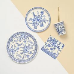 Coterie Best Sellers French Toile Small Plates (10 Per Pack)