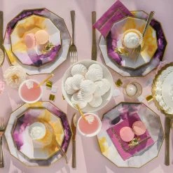 Coterie Roar + Rabbit Watercolor Large Plates (10 Per Pack)