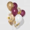 Coterie Decorations Plum Confetti Balloon Bunch