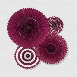 Coterie Best Sellers Plum Party Fans