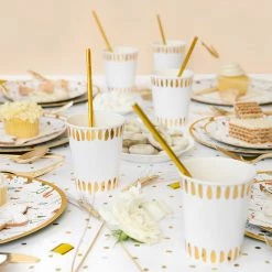 Coterie Brushstroke Table Runner Tabletop